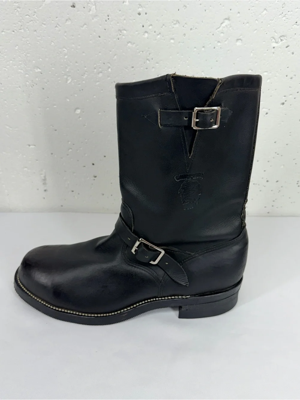 Vintage CHIPPEWA Men's Size 13 E Engineer Motorcycle Steel Toe Boots #27863